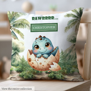 Cojín Decorativo Adorable Hatching Pronto Baby Dinosaur Baby Pillow