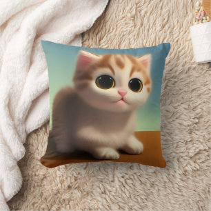 Cojín Decorativo Adorable Kitten