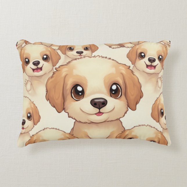 Cojín Decorativo adorable perrito (Anverso)