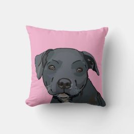 Cojín Decorativo Adorable personal azul (rosa)