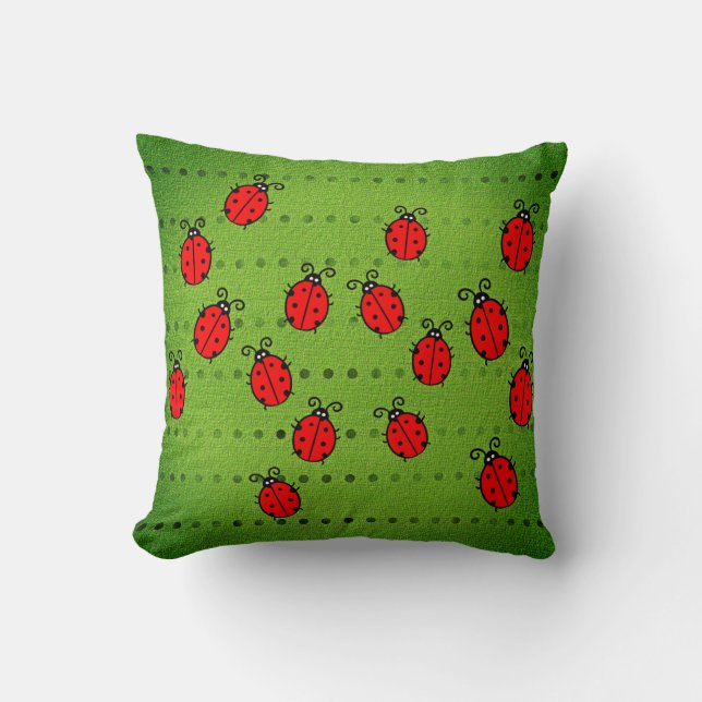 Cojín Decorativo ¡Adorable Pillow De Boca De Ladybug! (Anverso)