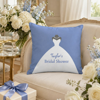 Cojín Decorativo Adorable Ropa de Novia Personalizada