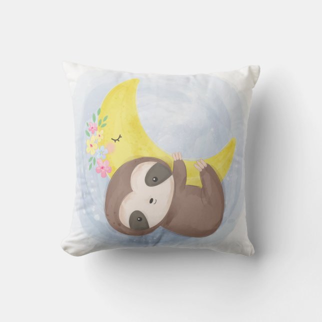 Cojín Decorativo Adorable Sloth (Anverso)