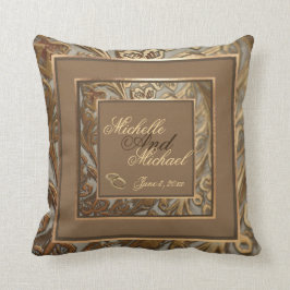 Cojín decorativo adornado de encargo del recuerdo