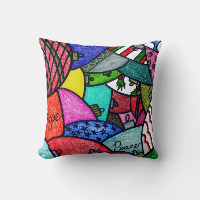 Cojín Decorativo Adorning Ornaments (Anverso)