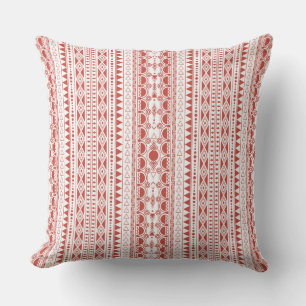 Cojín Decorativo Adorno bohemio 30122020 Rojo oscuro