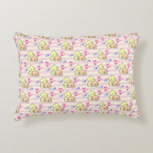 Cojín Decorativo Adorno Decorativo de Gatitos Kawaii Lindos Rosa Pa