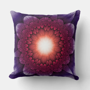 Cojín Decorativo Adorno floral místico colorido