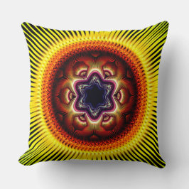 Cojín Decorativo Adorno psicodélico brillante