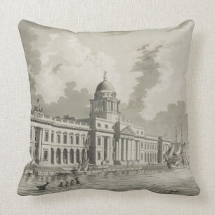 Cojín Decorativo Aduanas, Dublín, 1792 (grabado)