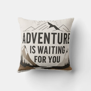 Cojín Decorativo Adventure está a la espera de una excursión