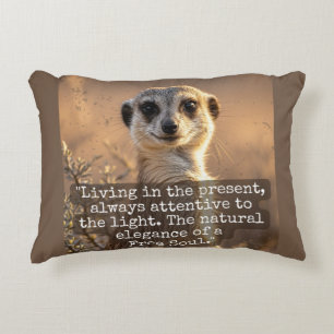 Cojín Decorativo Adventurous Meerkat Living