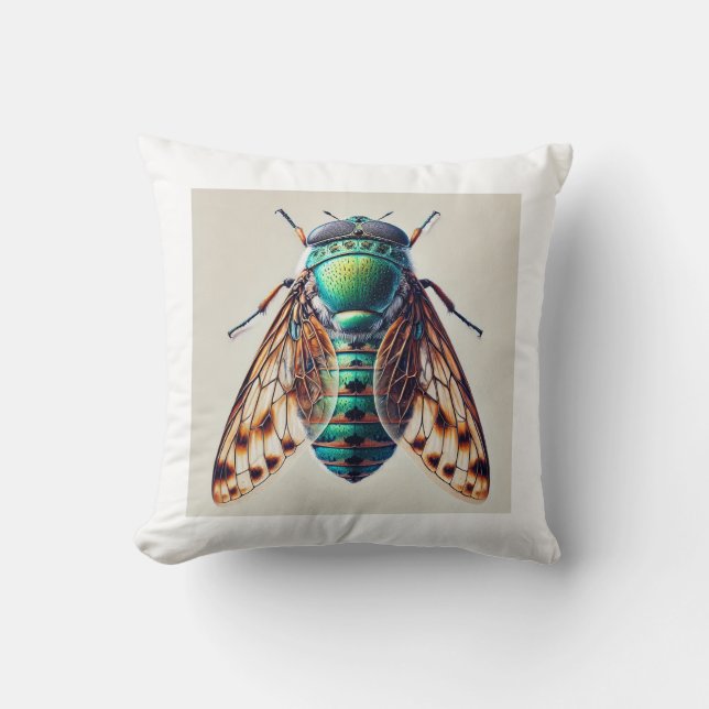 Cojín Decorativo Aegocidnexocentrus 010824IREF205 - Watercolor (Anverso)