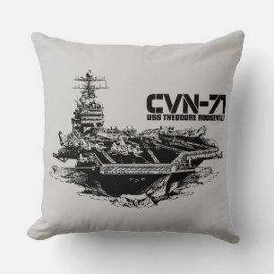 Cojín Decorativo Aeronave Theodore Roosevelt Dawsonsf thro