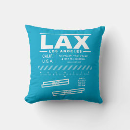 Cojín Decorativo Aeropuerto Internacional de Los Ángeles LAX