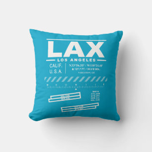 Cojín Decorativo Aeropuerto Internacional de Los Ángeles LAX