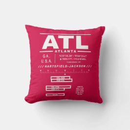 Cojín Decorativo Aeropuerto Internacional Hartsfield-Jackson Atlant