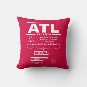 Cojín Decorativo Aeropuerto Internacional Hartsfield-Jackson Atlant