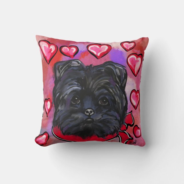 COJÍN DECORATIVO AFFENPINSCHER     (Anverso)