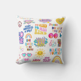 COJÍN DECORATIVO AFFIRMATIONS KINDNESS THROW PILLOW