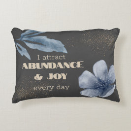 Cojín Decorativo Afirmación de la manifestación - Personalizada