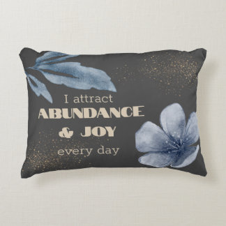 Cojín Decorativo Afirmación de la manifestación - Personalizada