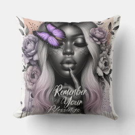 Cojín Decorativo Afirmación diaria femenina