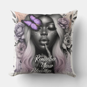 Cojín Decorativo Afirmación diaria femenina