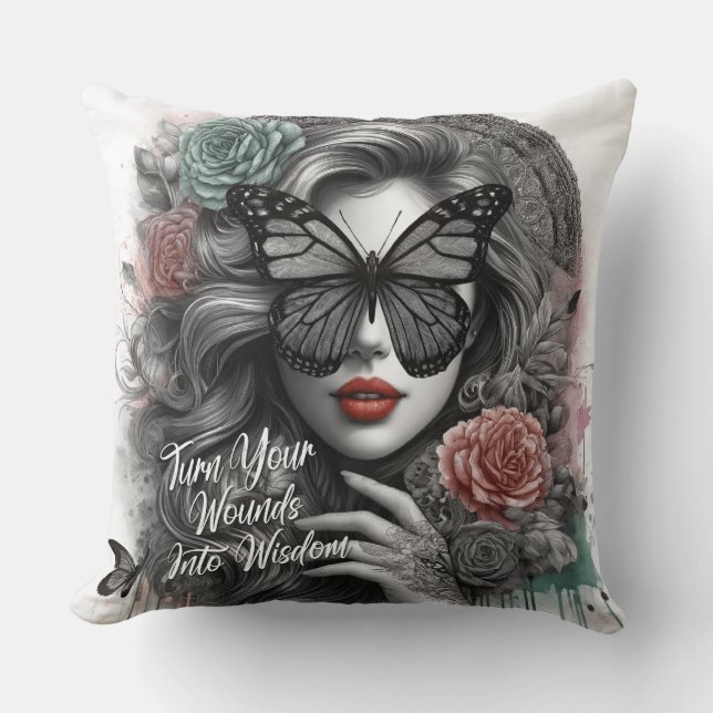 Cojín Decorativo Afirmación diaria femenina (Anverso)