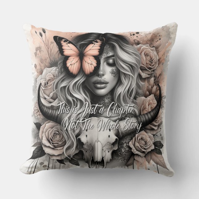 Cojín Decorativo Afirmación diaria femenina (Anverso)