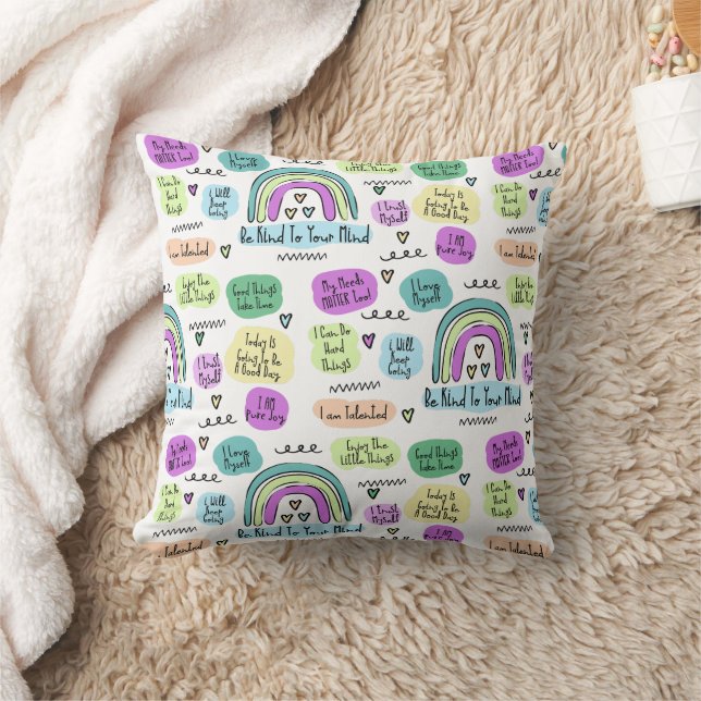 Cojín Decorativo Afirmaciones positivas (Manta)