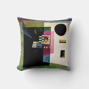Cojín Decorativo Afirmando, pintura abstracta de Kandinsky,