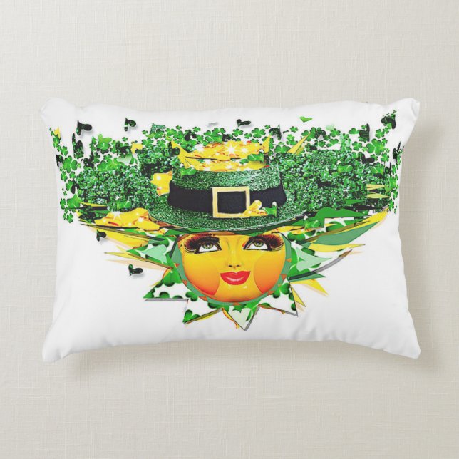 COJÍN DECORATIVO ¡AFORTUNADO SOL! (Anverso)