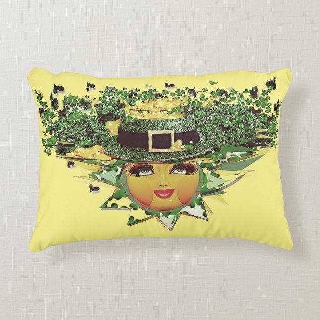 COJÍN DECORATIVO ¡AFORTUNADO SOL! (Anverso)