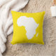 Cojín Decorativo África Audaz del Amarillo Dorado (Blanket)