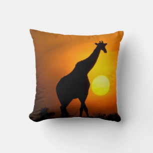 Cojín Decorativo África, Kenia, Masai Mara. Jirafa (Giraffa