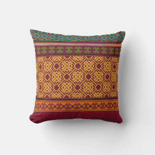 Cojín Decorativo África Ornamental elegante: Patrón étnico indio