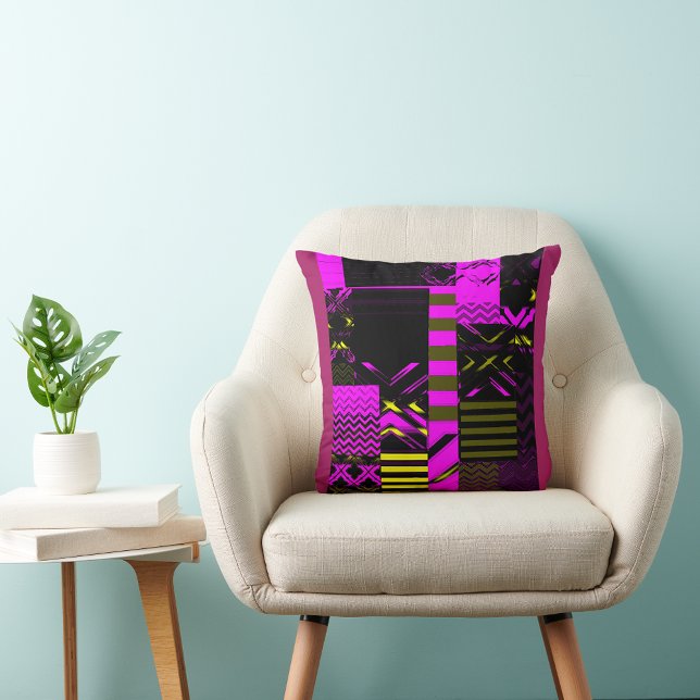 Cojín Decorativo Afrocentric Geometric Print Throw Pillow (Subido por el creador)