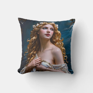 Cojín Decorativo "Afrodita: Diosa del amor y la luz"