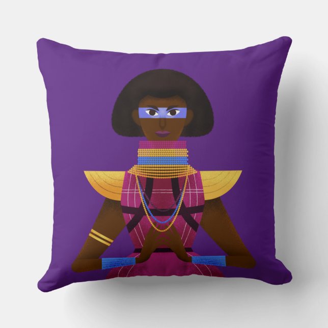 Cojín Decorativo Afrofuturismo (Reverso )