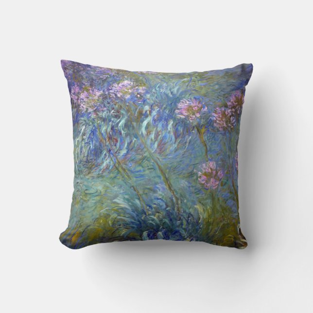 Cojín Decorativo Agapanthus, Monet (Anverso)