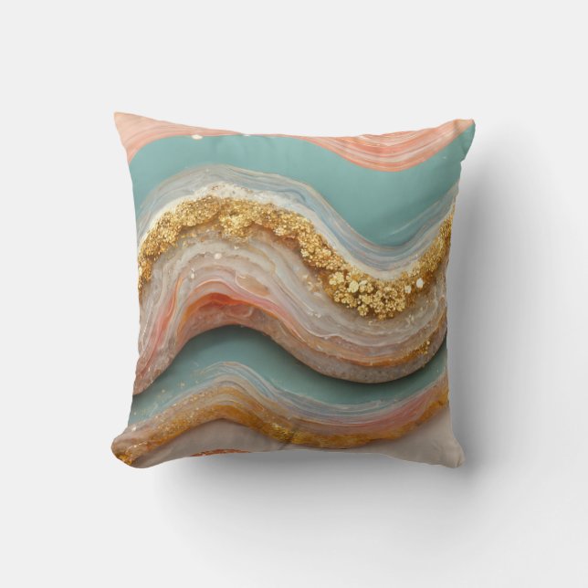 Cojín Decorativo Agate Geode Stone (Anverso)