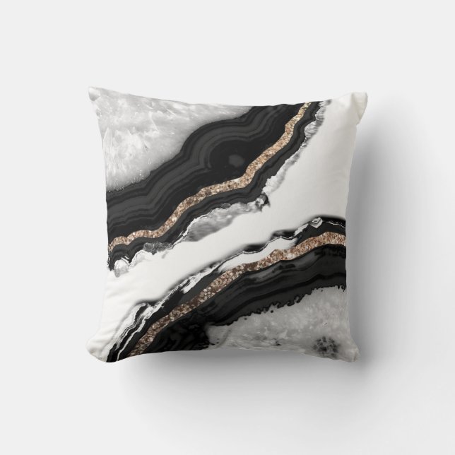 Cojín Decorativo Agate Purpurina Glam #2 (Anverso)