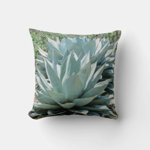Cojín Decorativo Agave Suculento Cactus Plantación Cíclica Verde