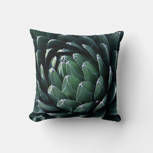 Cojín Decorativo Agavo verde (Anverso)