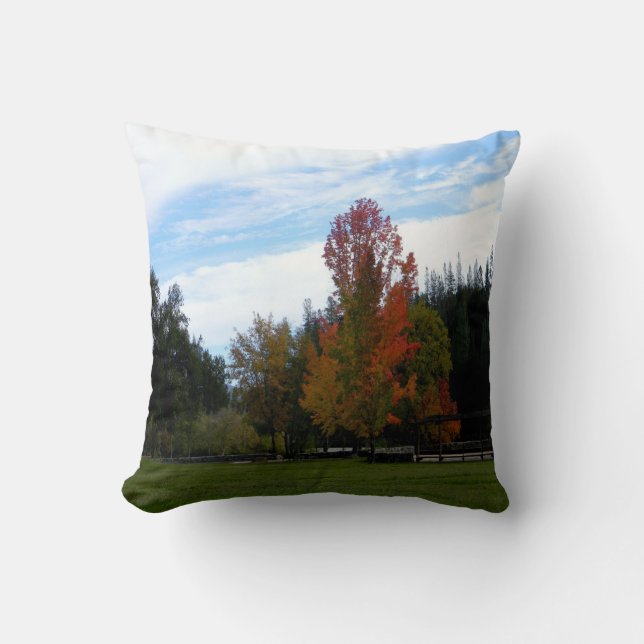 Cojín Decorativo Agradable Día de Otoño... (Anverso)