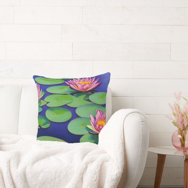 Cojín Decorativo Agradables Niñas De Agua Rosa (Sofá)