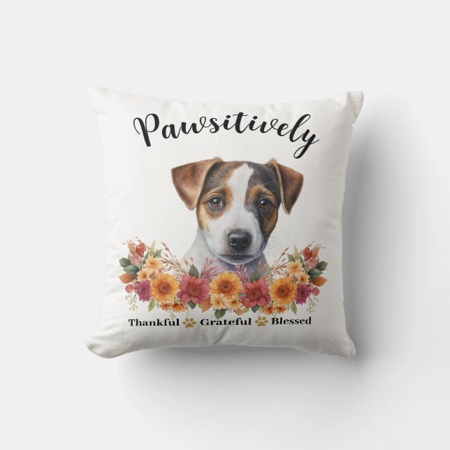 Cojín Decorativo Agradecimiento paquistaní al bendecido perro bandi (Anverso)