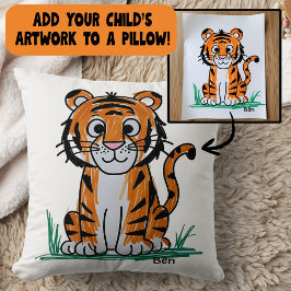 Cojín Decorativo Agrega el Arte de tus Hijos a la Decoración del Ho