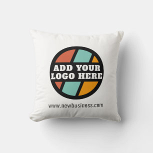 Cojín Decorativo Agrega el logotipo de tu empresa Sitio web Empresa